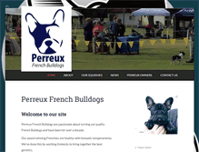 Tablet Screenshot of perreux.com